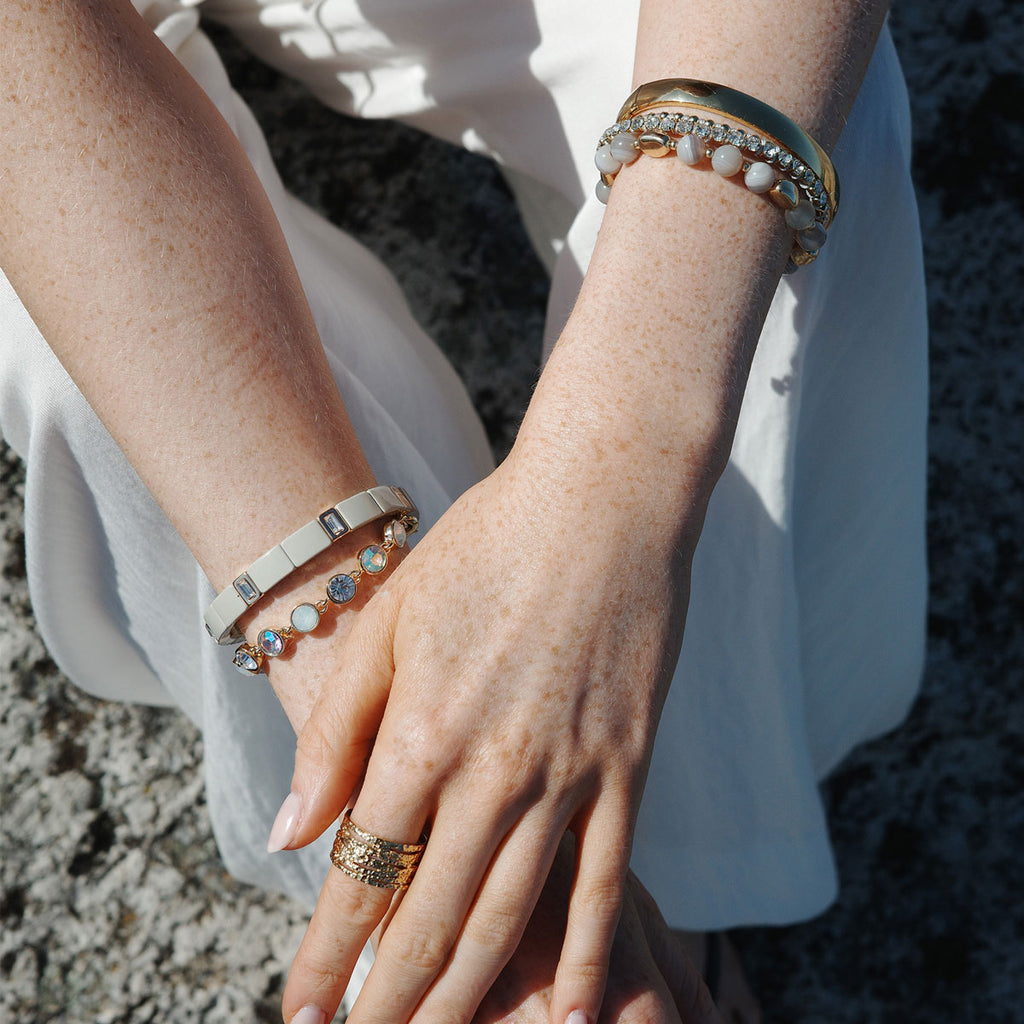 Armbånd, agat, Sandy Beach - A&C Oslo - Design Collection_2