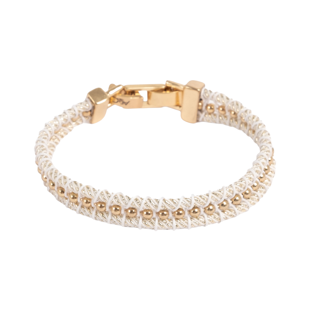Armbånd, Friendship, white - A&C Oslo - Design Collection