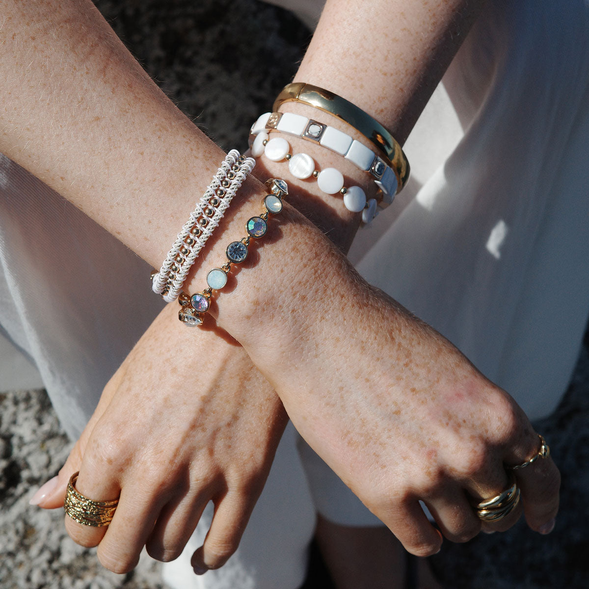 Armbånd, Friendship, white - A&C Oslo - Design Collection_3