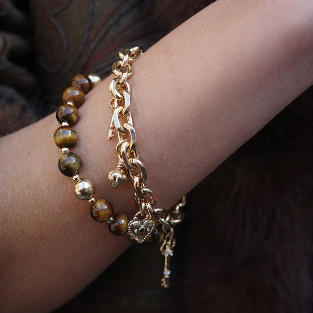 Armbånd med charms, Open My Heart G