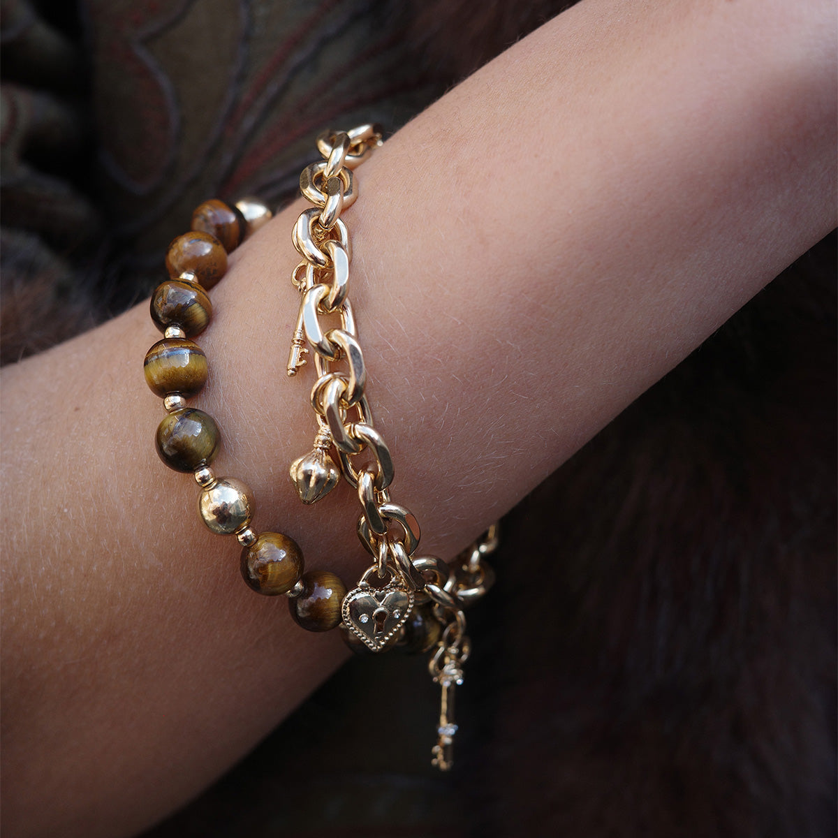 Armbånd med charms, Open My Heart G