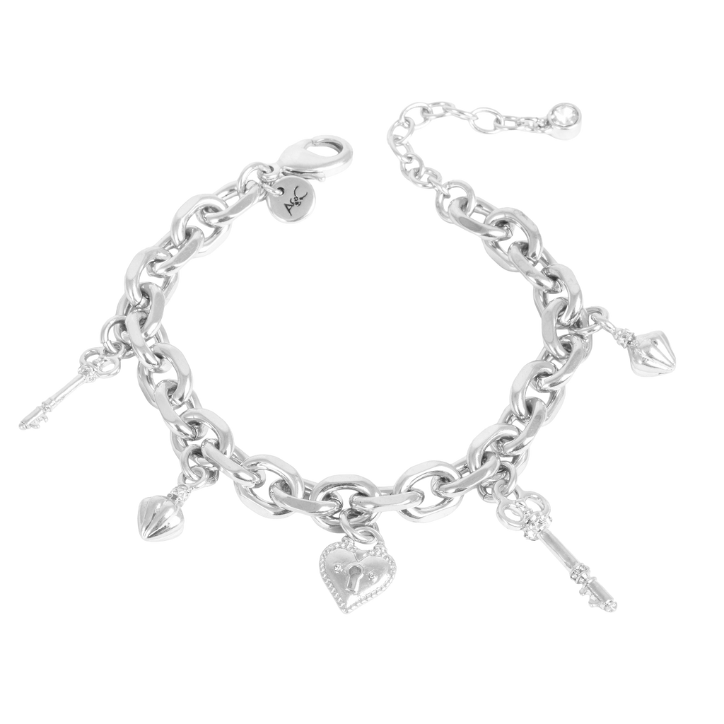 Armbånd med charms, Open My Heart S