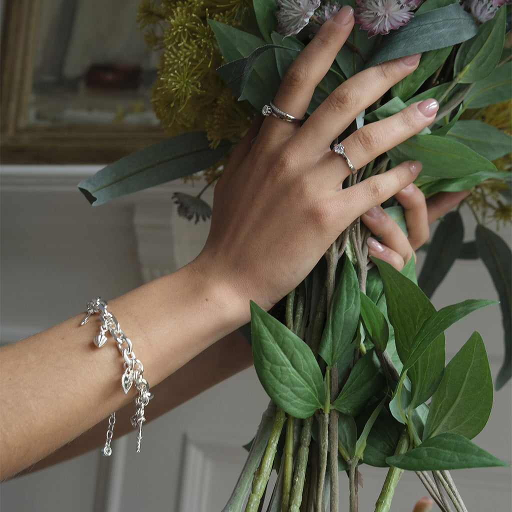 Armbånd med charms, Open My Heart S
