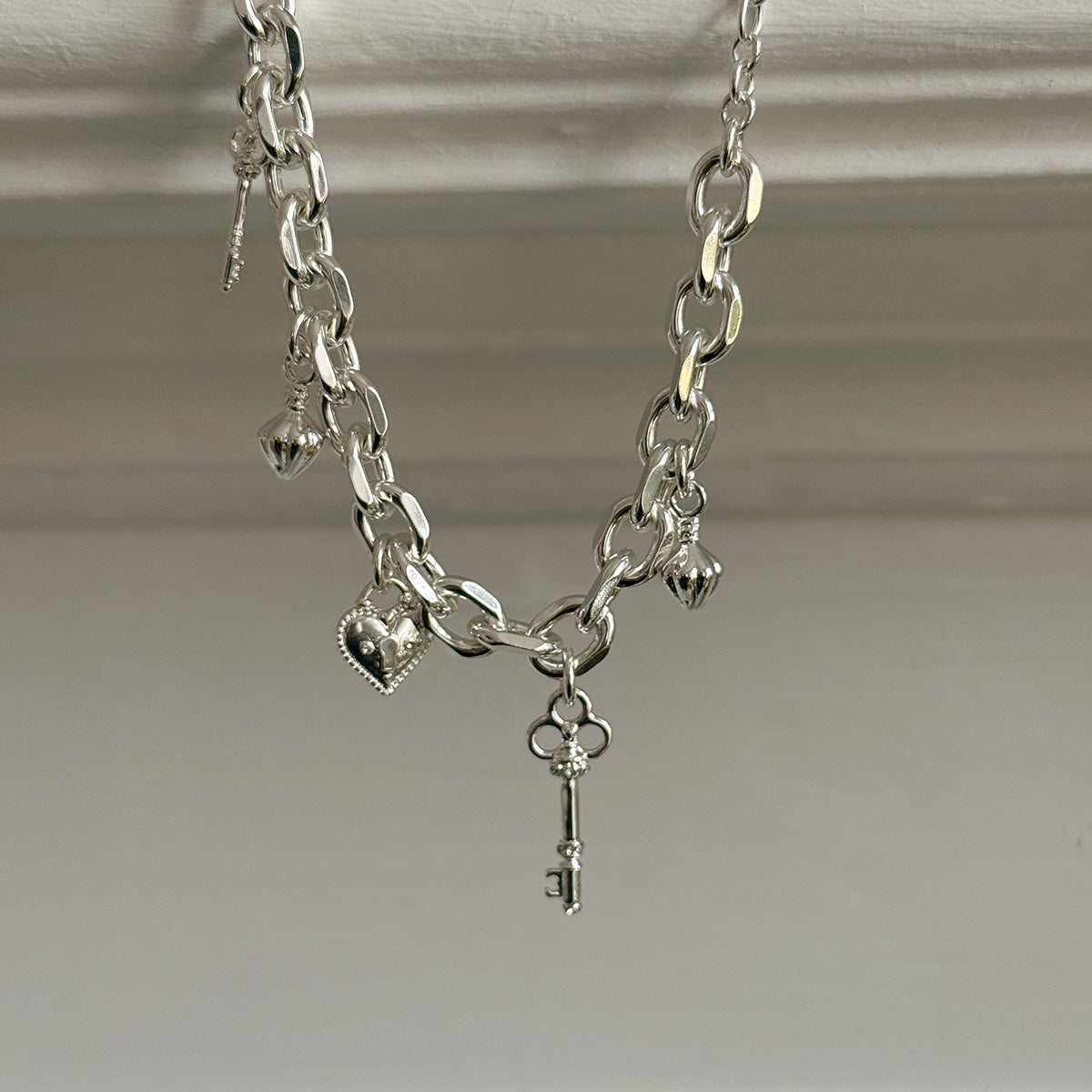 Armbånd med charms, Open My Heart S