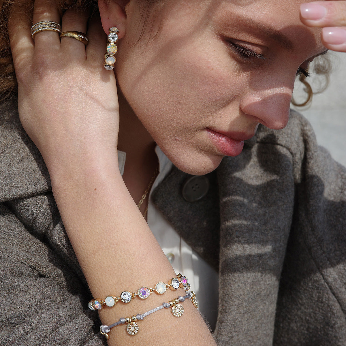 Armbånd, grey, Solstice G