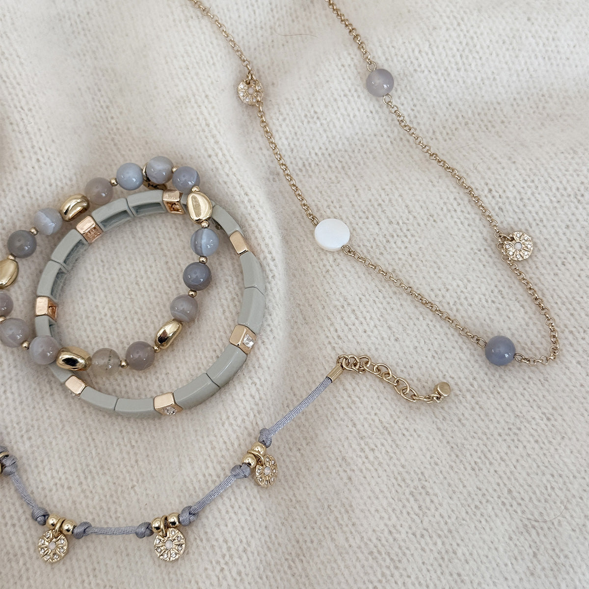 Armbånd, grey, Solstice G