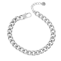 Curb armbånd XL/unisex, Steel