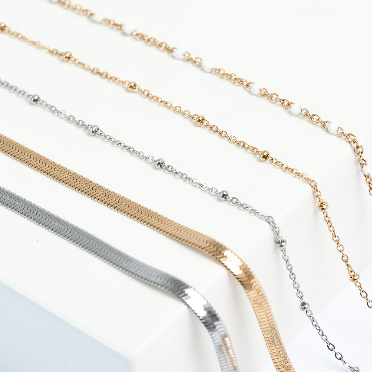 Anklet, Steel, ball chain_2