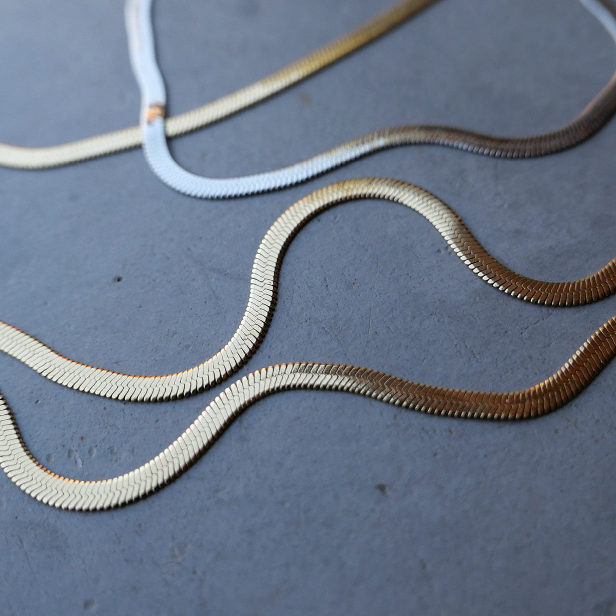 Armbånd, unisex, Steel snake chain_3