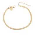 Armbånd, unisex, Steel snake chain, G