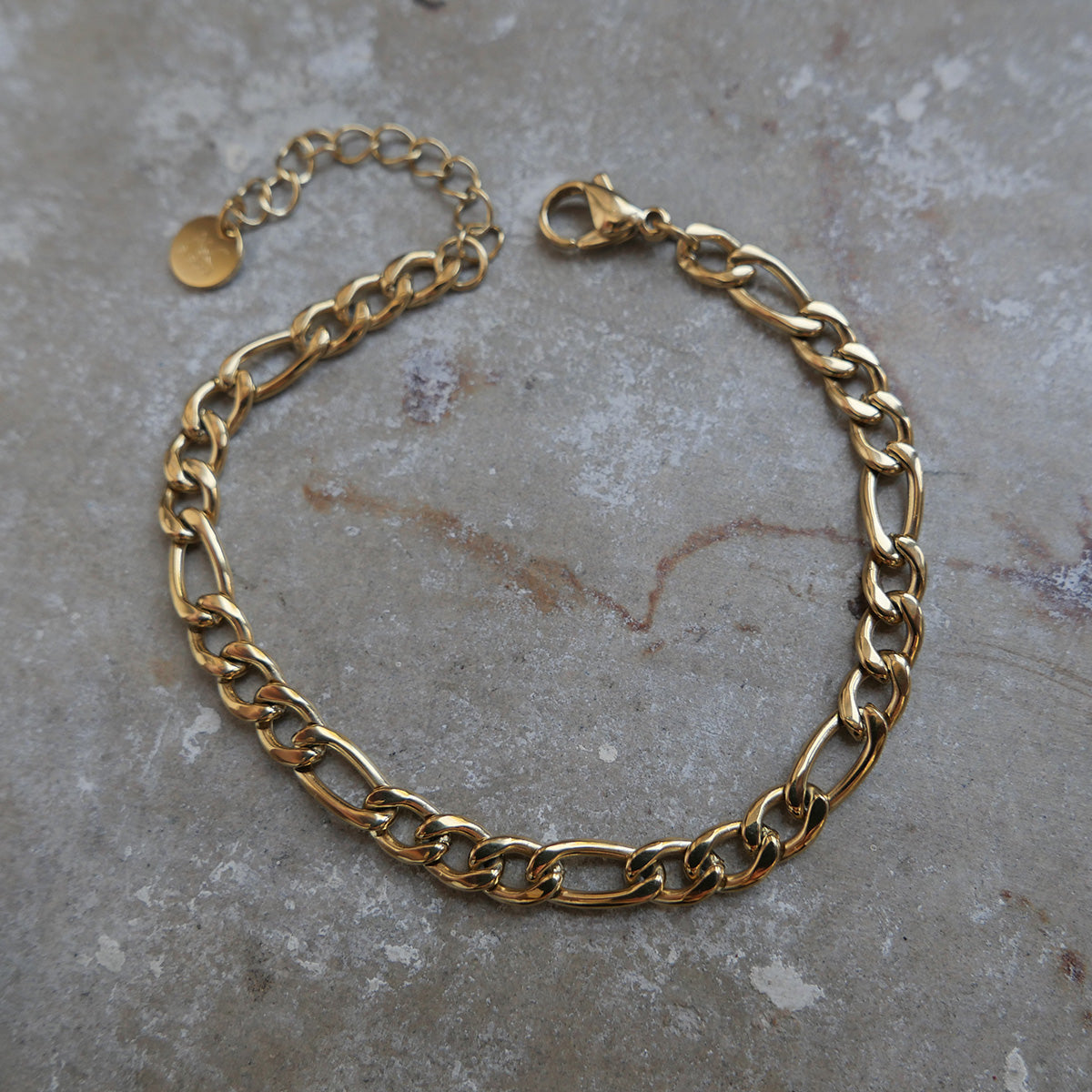 Armbånd, Steel unisex, figaro, G_2