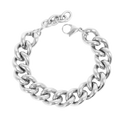 Armbånd, Steel unisex, panser chain, S