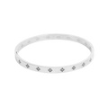 Cuff-armbånd med lås, S - A&C Oslo - Pure Steel