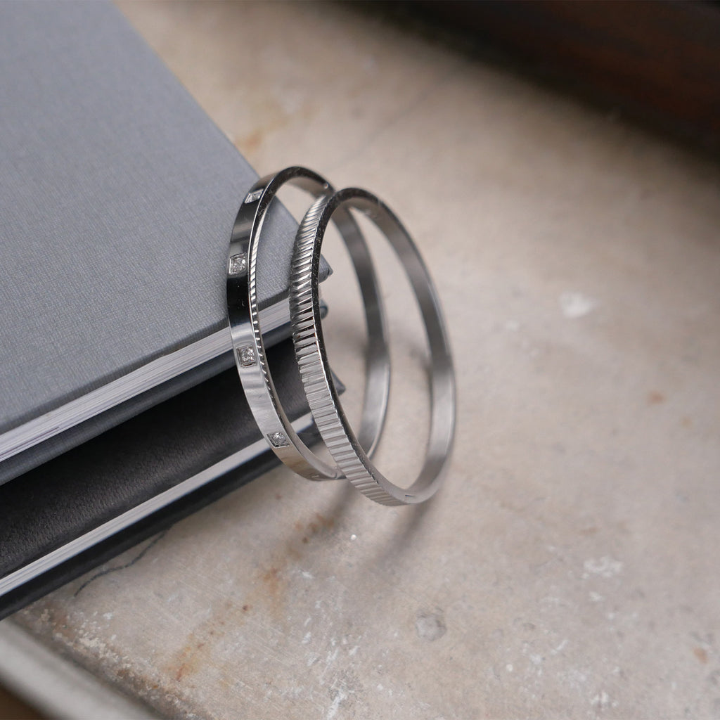 Bangle med cubic zirkonia, Steel_3