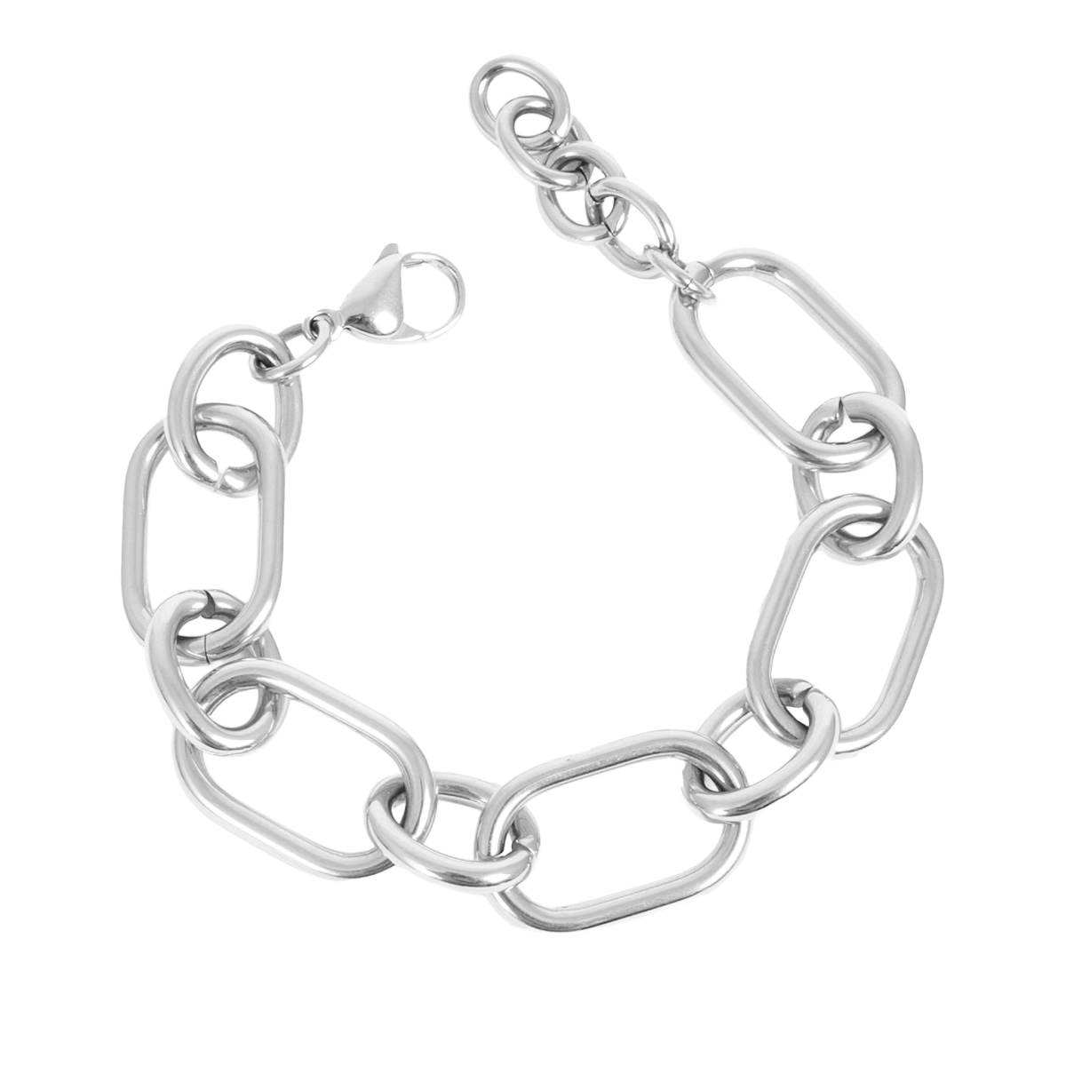 Armbånd, kraftig lenke, Steel