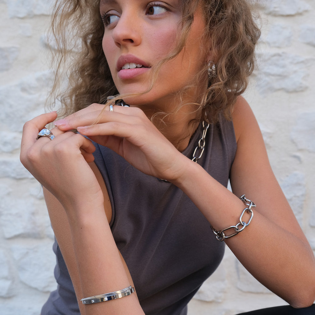 Armbånd, kraftig lenke, Steel_3