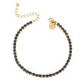 Tennisarmbånd, 2 mm stener, montana G - A&C Oslo