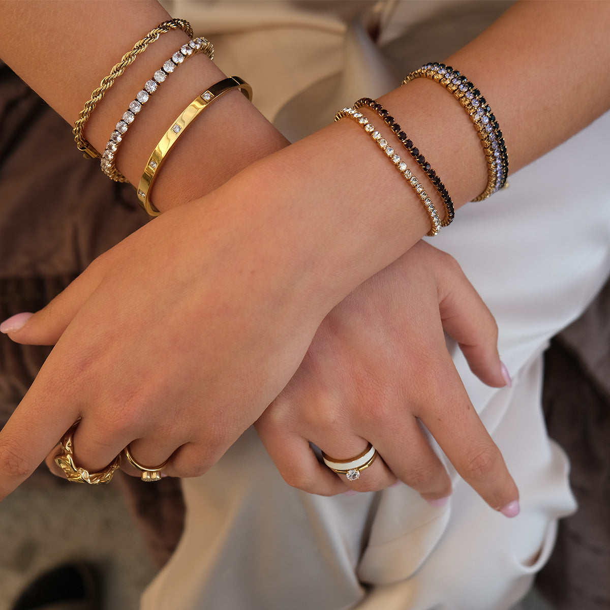 Tennisarmbånd, 2 mm stener, montana G - A&C Oslo_4