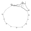 Anklet med kuler, Miniature S - A&C Oslo - Pure Steel