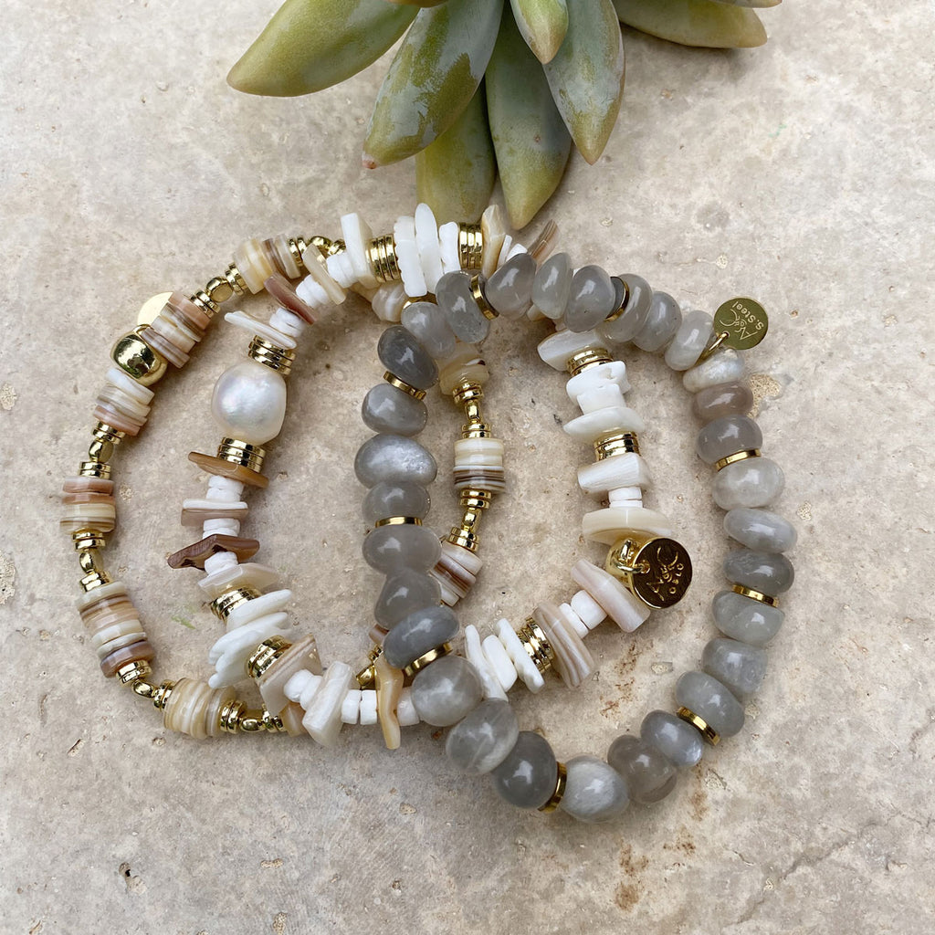 Delikat armbånd, moonstone - A&C Oslo - Design Collection_2