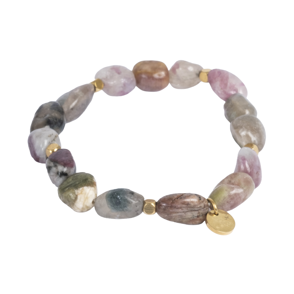 Armbånd, turmalin, Steel G