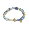 Armbånd, lapis, Steel G