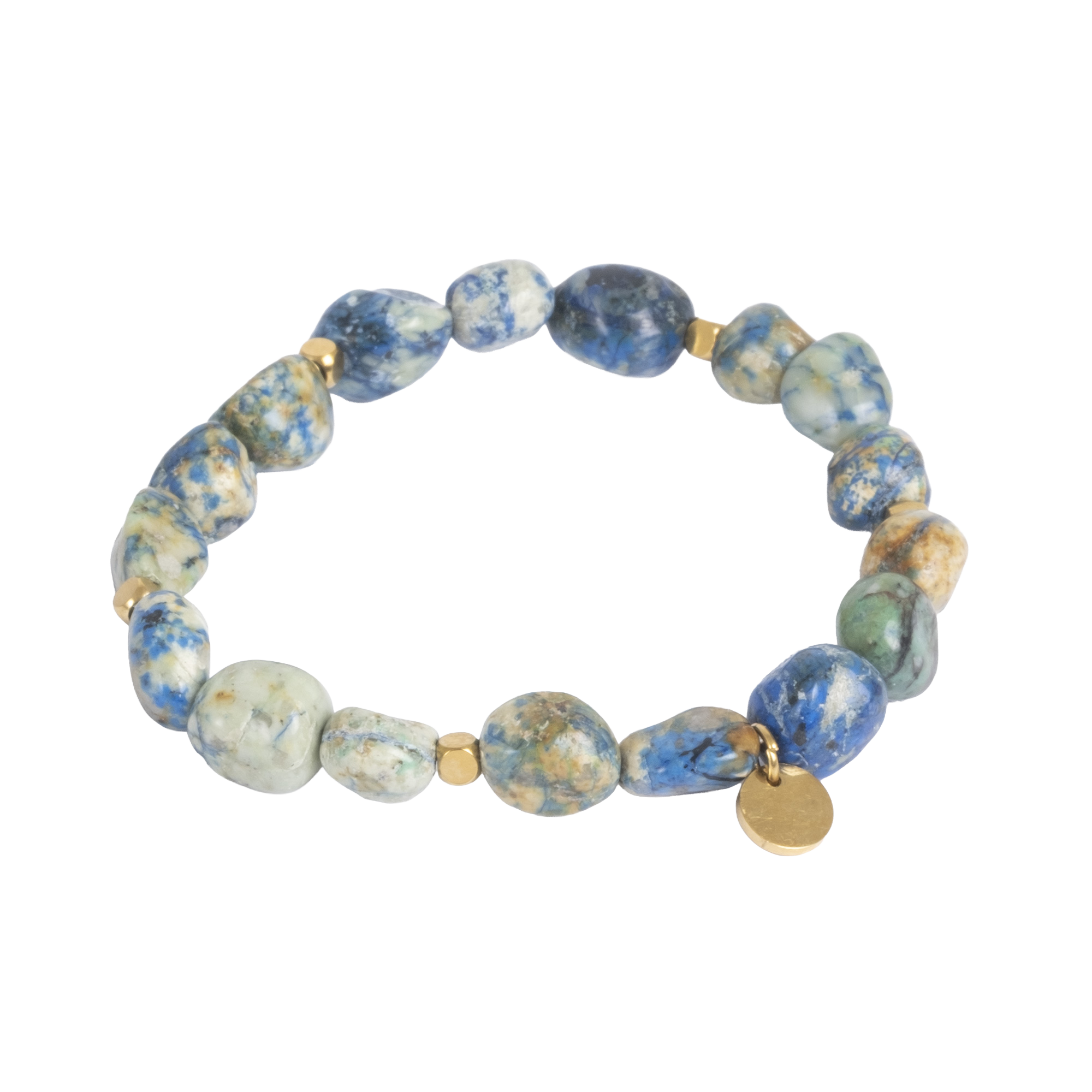 Armbånd, lapis, Steel G