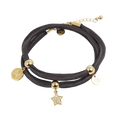To rads satengarmbånd, black G - A&C Oslo - Pure Steel