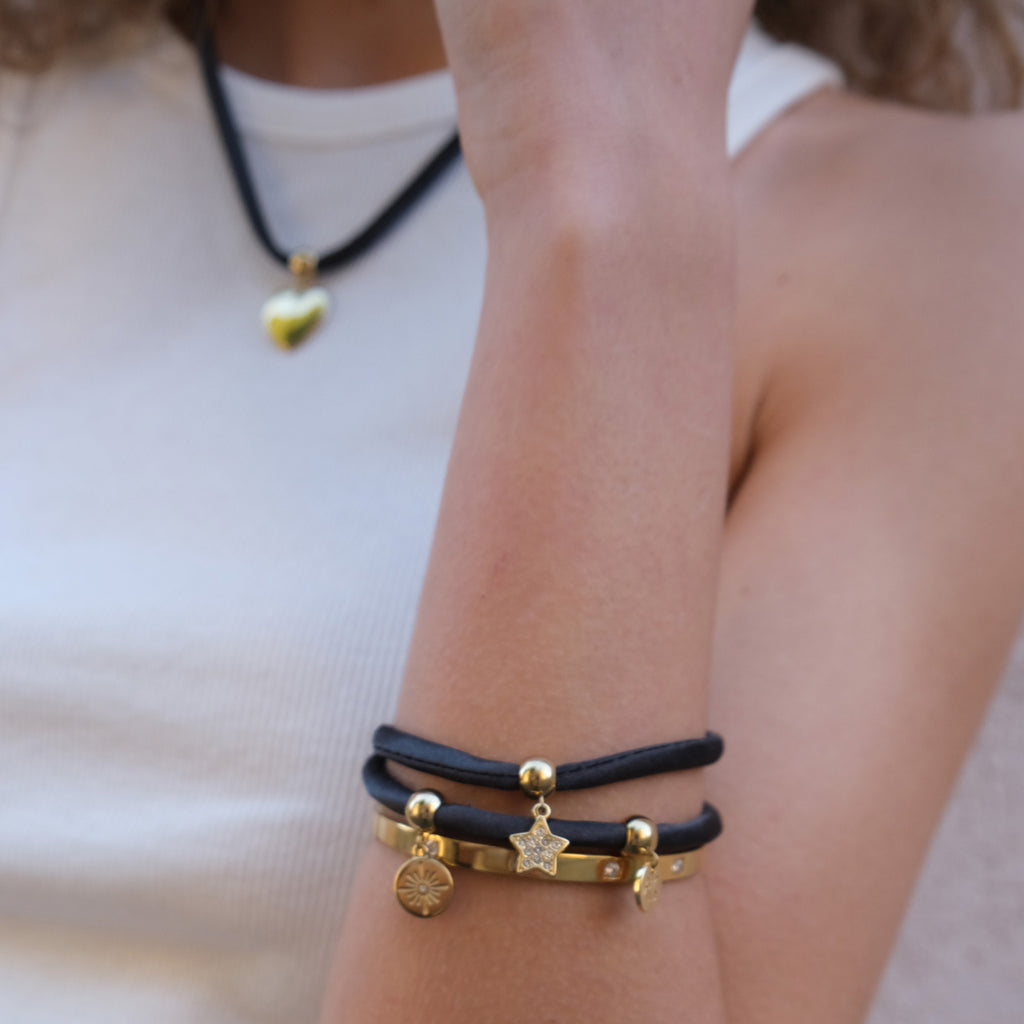 To rads satengarmbånd, black G - A&C Oslo - Pure Steel_3