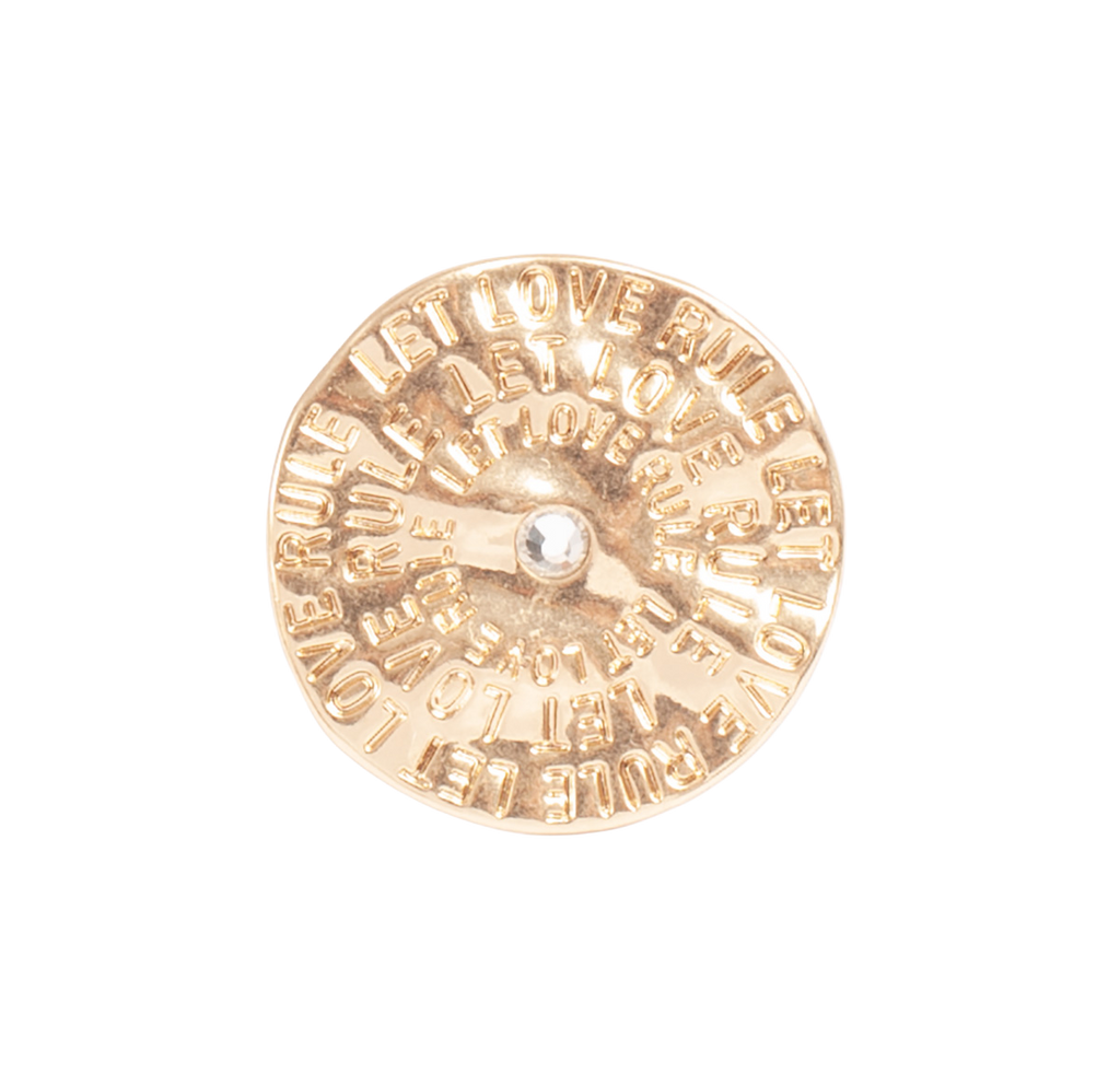 Justerbar ring, Let love rule, G - A&C Oslo - Design Collection