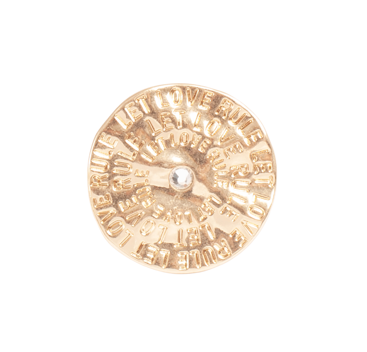 Justerbar ring, Let love rule, G - A&C Oslo - Design Collection