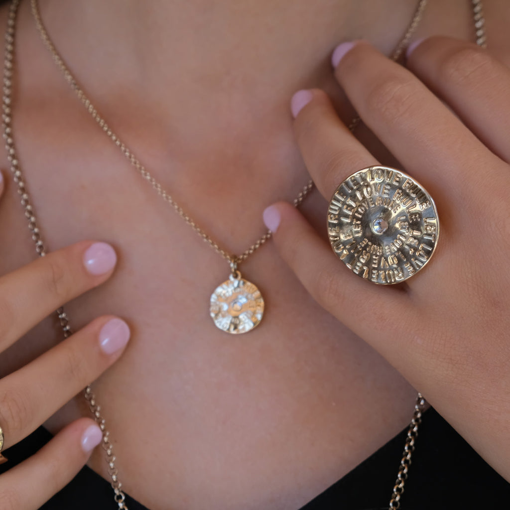 Justerbar ring, Let love rule, G - A&C Oslo - Design Collection_2