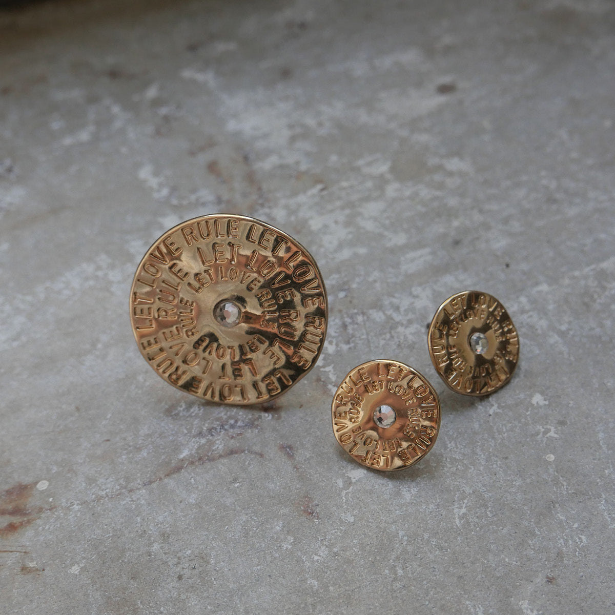 Justerbar ring, Let love rule, G - A&C Oslo - Design Collection_3