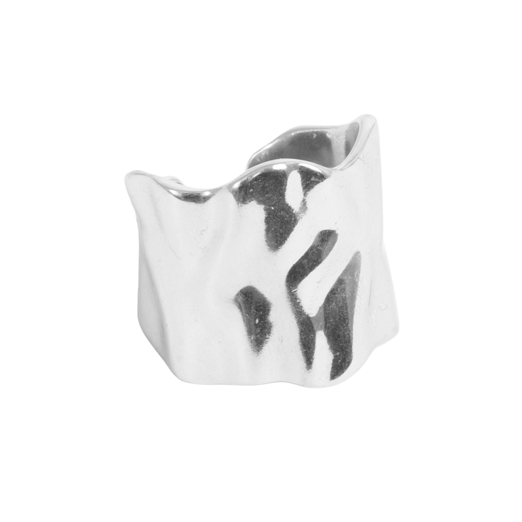 Bred ring, Sculptured S - A&C Oslo - Design Collection