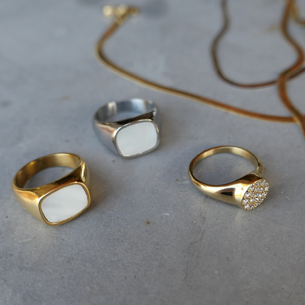 Signet-ring (størrelse 53/56/59) - A&C Oslo - Pure Steel_4
