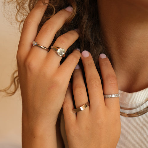 Signet-ring (størrelse 53/56/59) - A&C Oslo - Pure Steel_2