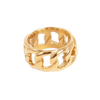 Chunky curb-ring (53/56/59) - A&C Oslo - Pure Steel