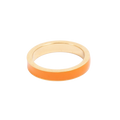 Ring, oransje emalje (56/56/59)