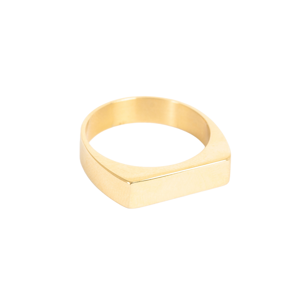 Ring, unisex Steel, plain, G