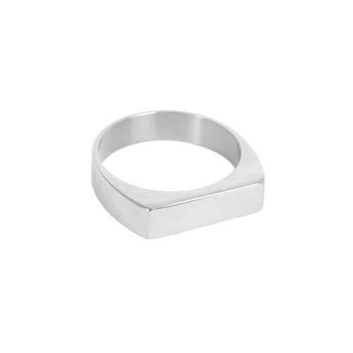 Ring, unisex Steel, plain