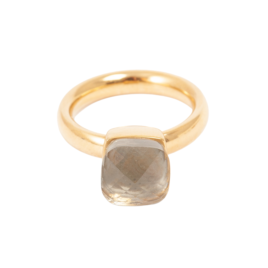 Ring, Steel Glass, Black Diamond