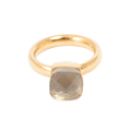 Ring, Steel Glass, Black Diamond