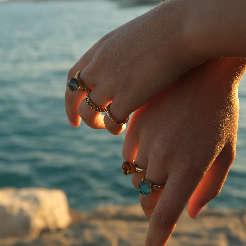 Ring, Steel Glass, Black Diamond_4