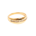 Ring med CZ, Steel G
