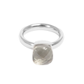 Ring, Steel Glass, grey, S