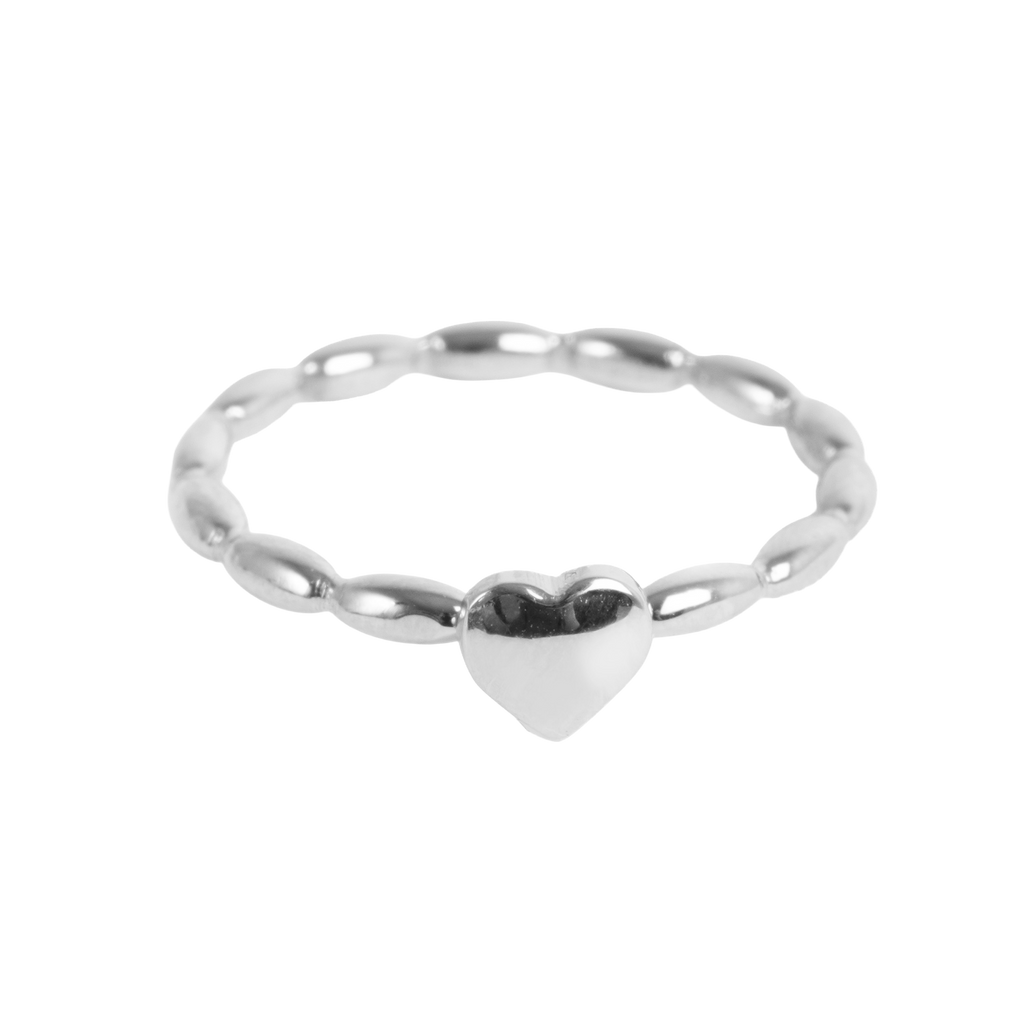 Ring med hjerte, Steel