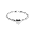 Ring med hjerte, Steel