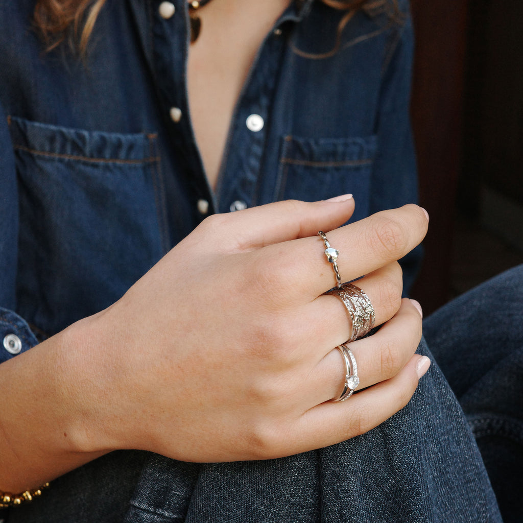 Ring med hjerte, Steel_3