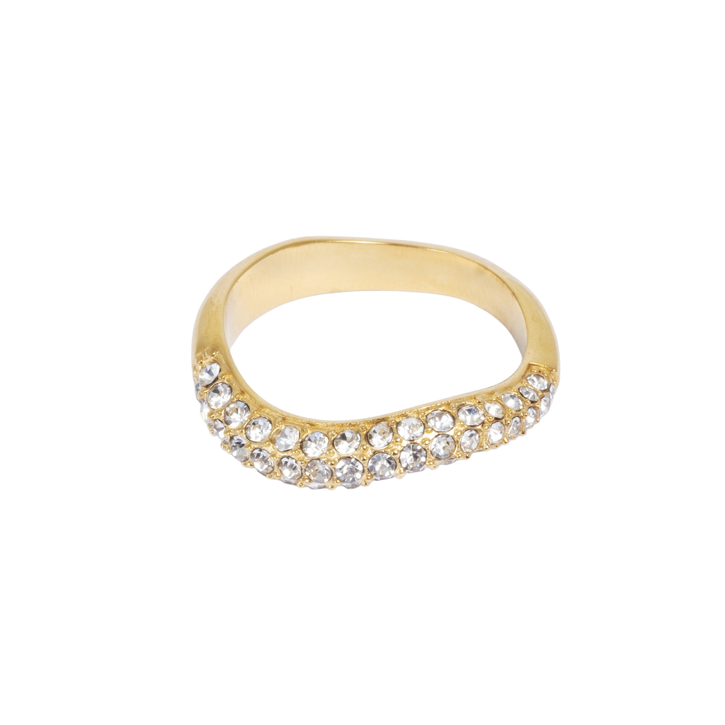 Asymetrisk ring med krystaller, Steel G