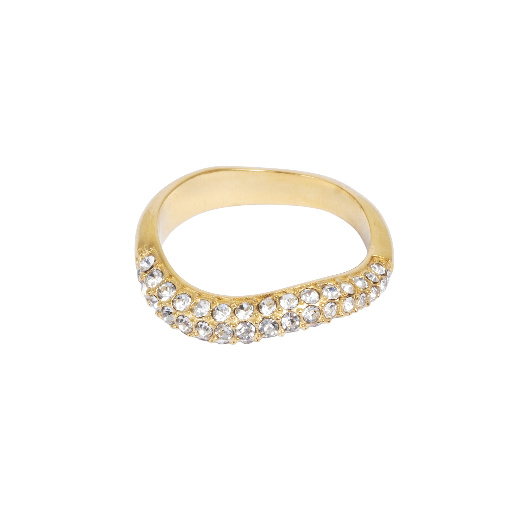 Asymetrisk ring med krystaller, Steel G